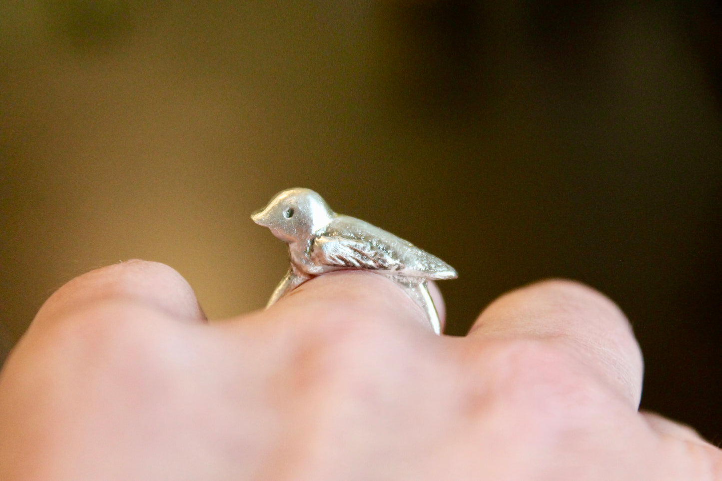 Perched Gatherer Ring