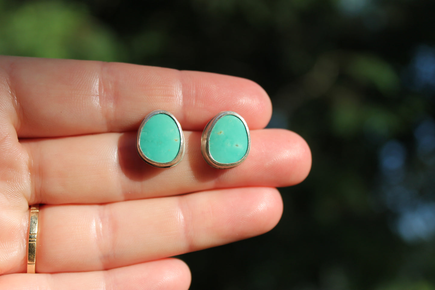 Turquoise studs