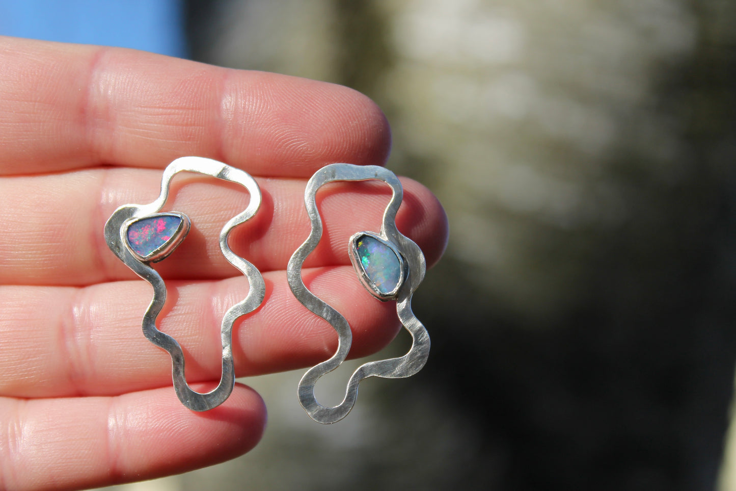 Loopline Opal Earrings