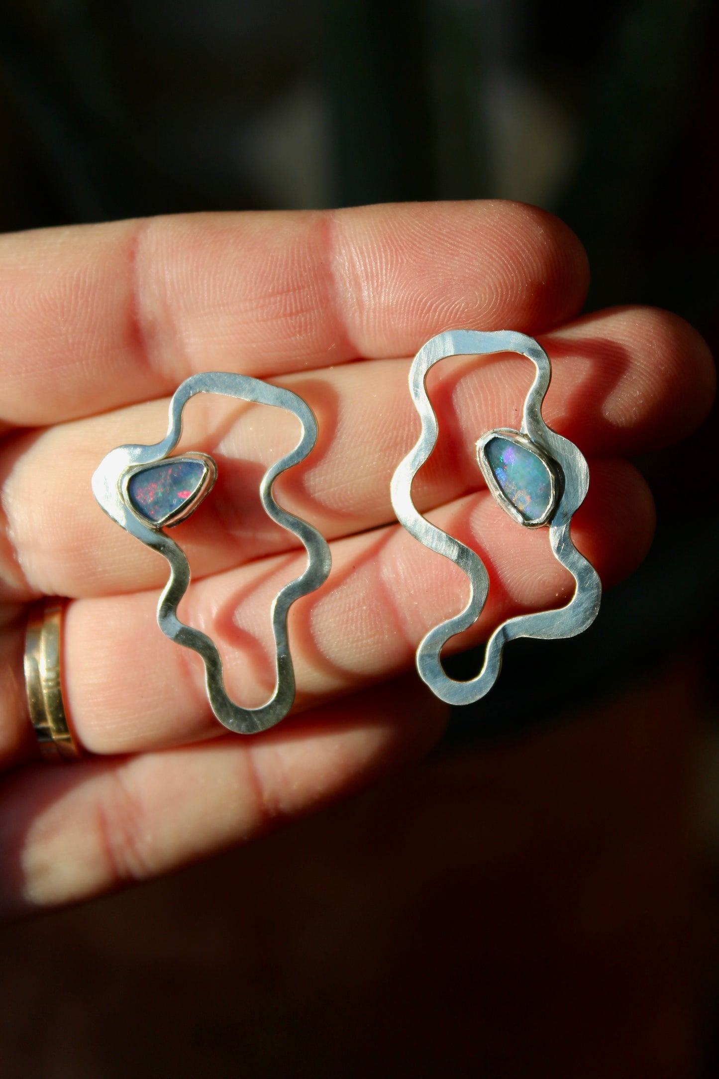 Loopline Opal Earrings