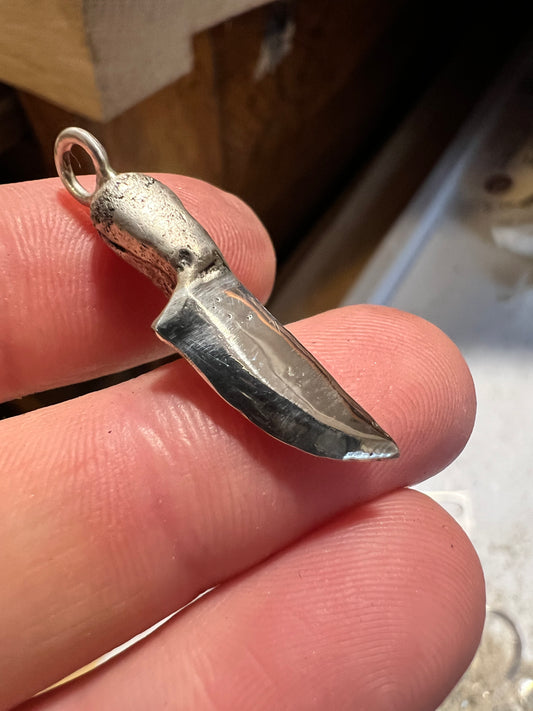 Knife Charm Necklace
